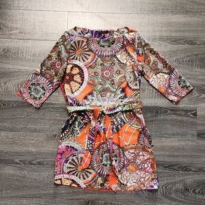 🌹 Xtaren Silky Print Mini Dress 🌹